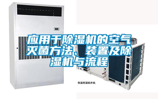 應(yīng)用于除濕機的空氣滅菌方法、裝置及除濕機與流程