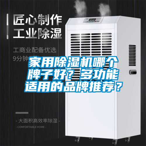 家用除濕機哪個牌子好？多功能適用的品牌推薦？