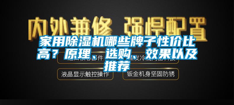 家用除濕機(jī)哪些牌子性價(jià)比高？原理、選購(gòu)、效果以及推薦