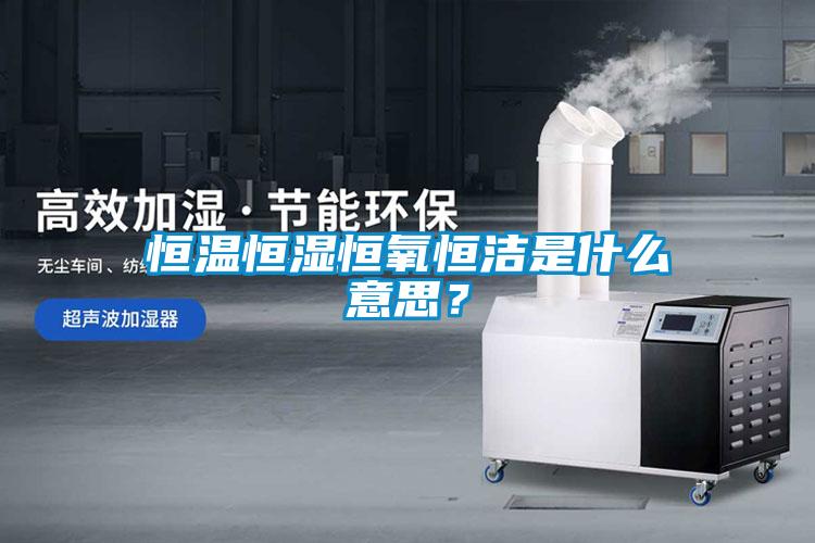 恒溫恒濕恒氧恒潔是什么意思？