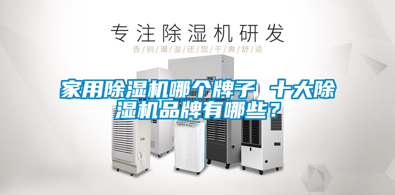 家用除濕機哪個牌子 十大除濕機品牌有哪些？