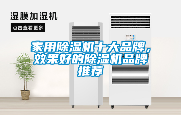家用除濕機十大品牌，效果好的除濕機品牌推薦