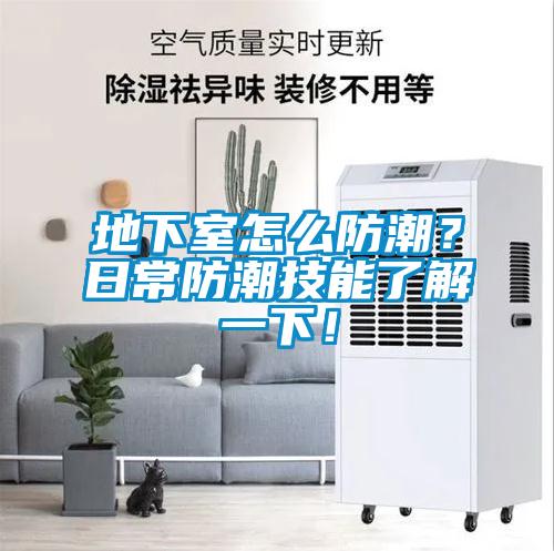 地下室怎么防潮？日常防潮技能了解一下！