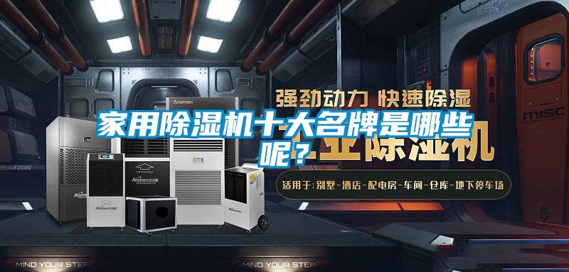 家用除濕機十大名牌是哪些呢？