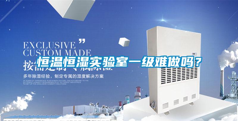 恒溫恒濕實(shí)驗(yàn)室一級(jí)難做嗎？