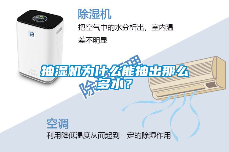 抽濕機(jī)為什么能抽出那么多水？