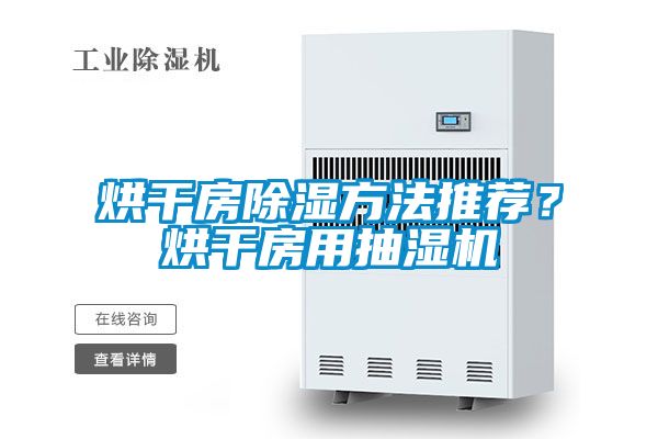 烘干房除濕方法推薦？烘干房用抽濕機