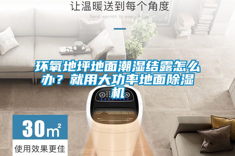 環(huán)氧地坪地面潮濕結(jié)露怎么辦？就用大功率地面除濕機