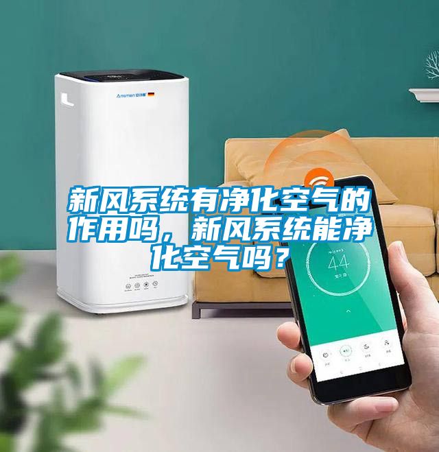 新風(fēng)系統(tǒng)有凈化空氣的作用嗎，新風(fēng)系統(tǒng)能凈化空氣嗎？