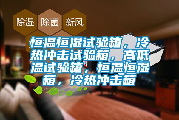 恒溫恒濕試驗(yàn)箱，冷熱沖擊試驗(yàn)箱，高低溫試驗(yàn)箱，恒溫恒濕箱，冷熱沖擊箱