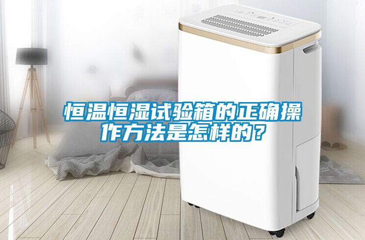 恒溫恒濕試驗(yàn)箱的正確操作方法是怎樣的？