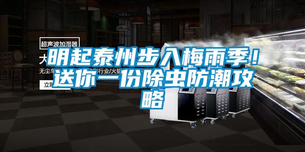 明起泰州步入梅雨季！送你一份除蟲防潮攻略
