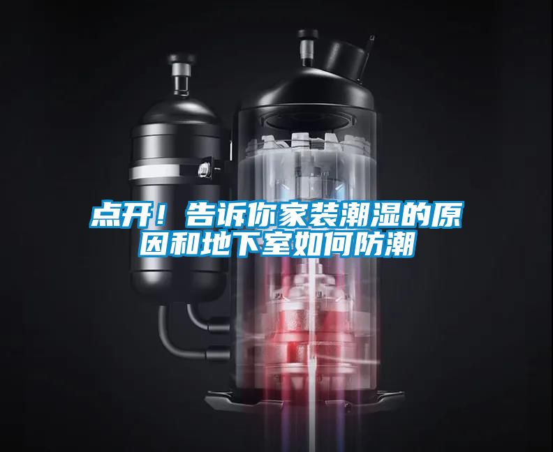 點(diǎn)開(kāi)！告訴你家裝潮濕的原因和地下室如何防潮