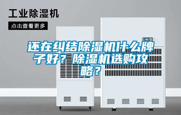還在糾結除濕機什么牌子好？除濕機選購攻略？