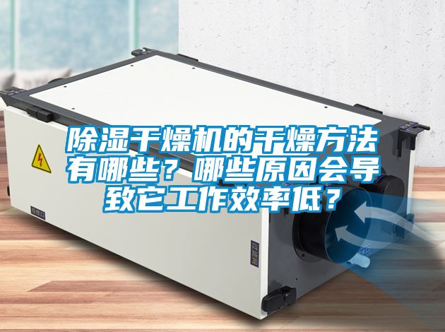 除濕干燥機的干燥方法有哪些？哪些原因會導(dǎo)致它工作效率低？