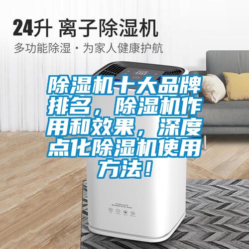 除濕機十大品牌排名，除濕機作用和效果，深度點化除濕機使用方法！