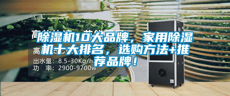 除濕機(jī)10大品牌，家用除濕機(jī)十大排名，選購(gòu)方法+推薦品牌！