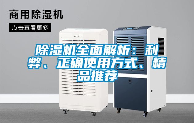 除濕機全面解析：利弊、正確使用方式、精品推薦