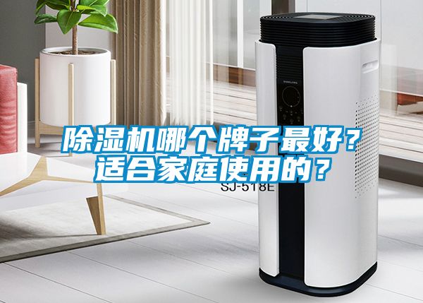 除濕機哪個牌子最好？適合家庭使用的？