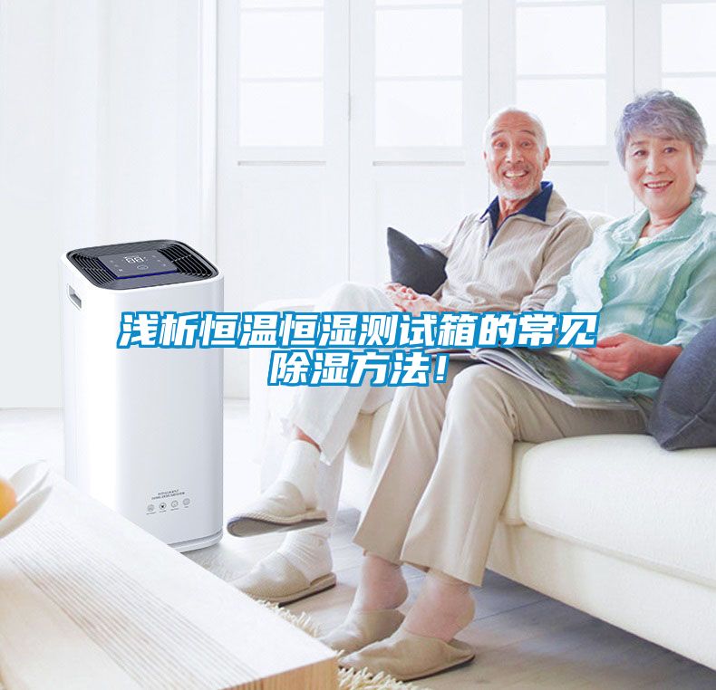 淺析恒溫恒濕測試箱的常見除濕方法！