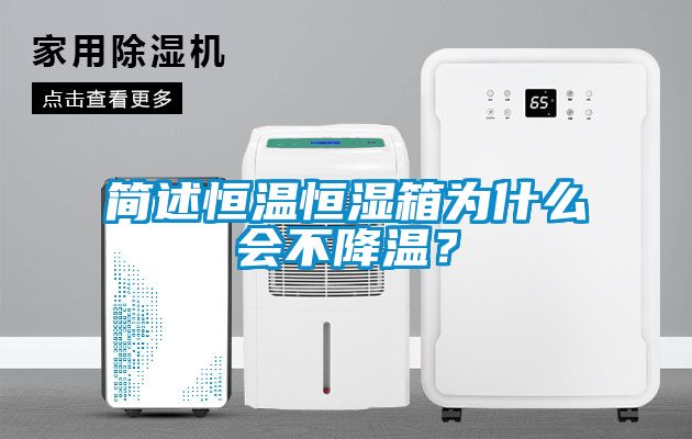 簡(jiǎn)述恒溫恒濕箱為什么會(huì)不降溫？