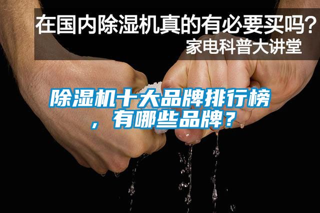 除濕機(jī)十大品牌排行榜，有哪些品牌？