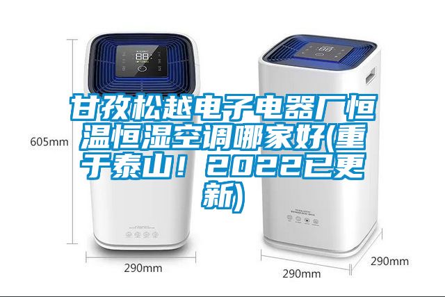 甘孜松越電子電器廠恒溫恒濕空調(diào)哪家好(重于泰山！2022已更新)
