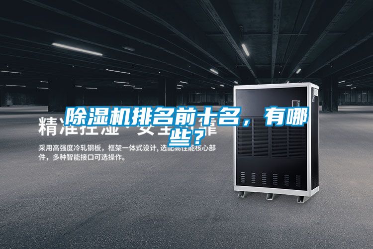 除濕機排名前十名，有哪些？