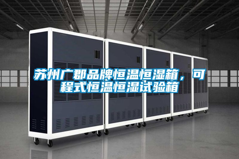蘇州廣郡品牌恒溫恒濕箱，可程式恒溫恒濕試驗箱