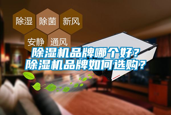 除濕機品牌哪個好？除濕機品牌如何選購？