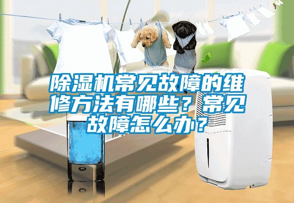 除濕機(jī)常見故障的維修方法有哪些？常見故障怎么辦？