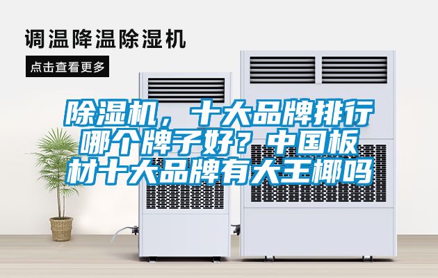 除濕機(jī)，十大品牌排行哪個(gè)牌子好？中國板材十大品牌有大王椰嗎
