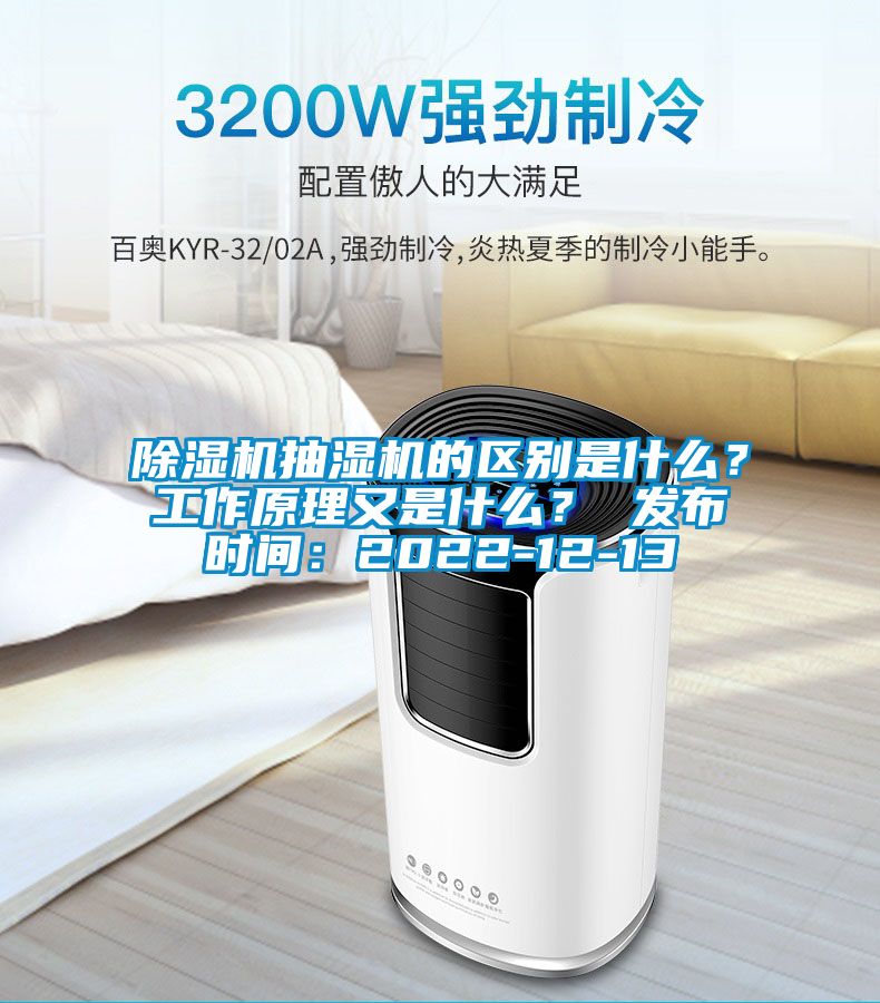 除濕機(jī)抽濕機(jī)的區(qū)別是什么？工作原理又是什么？ 發(fā)布時間：2022-12-13
