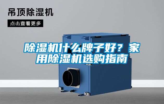 除濕機(jī)什么牌子好？家用除濕機(jī)選購指南